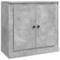 vidaXL Šoninės spintelės, 3vnt., betono pilkos, apdirbta mediena kaina ir informacija | Svetainės spintelės | pigu.lt
