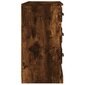 vidaXL Šoninė spintelė, dūminio ąžuolo, 104,5x35,5x67,5cm, mediena kaina ir informacija | Svetainės spintelės | pigu.lt
