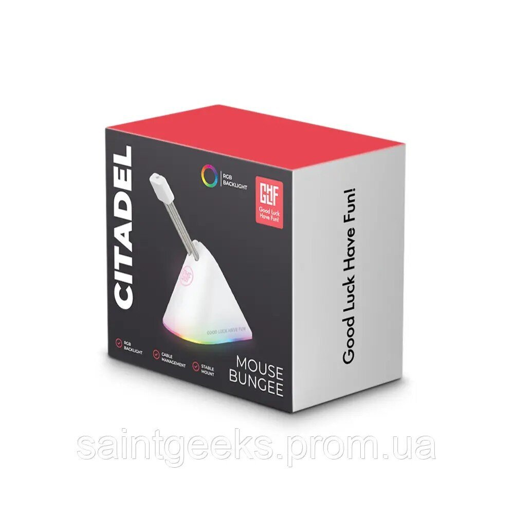 GLHF Citadel Mouse Bungee Colorful RGB kaina ir informacija | Pelės | pigu.lt