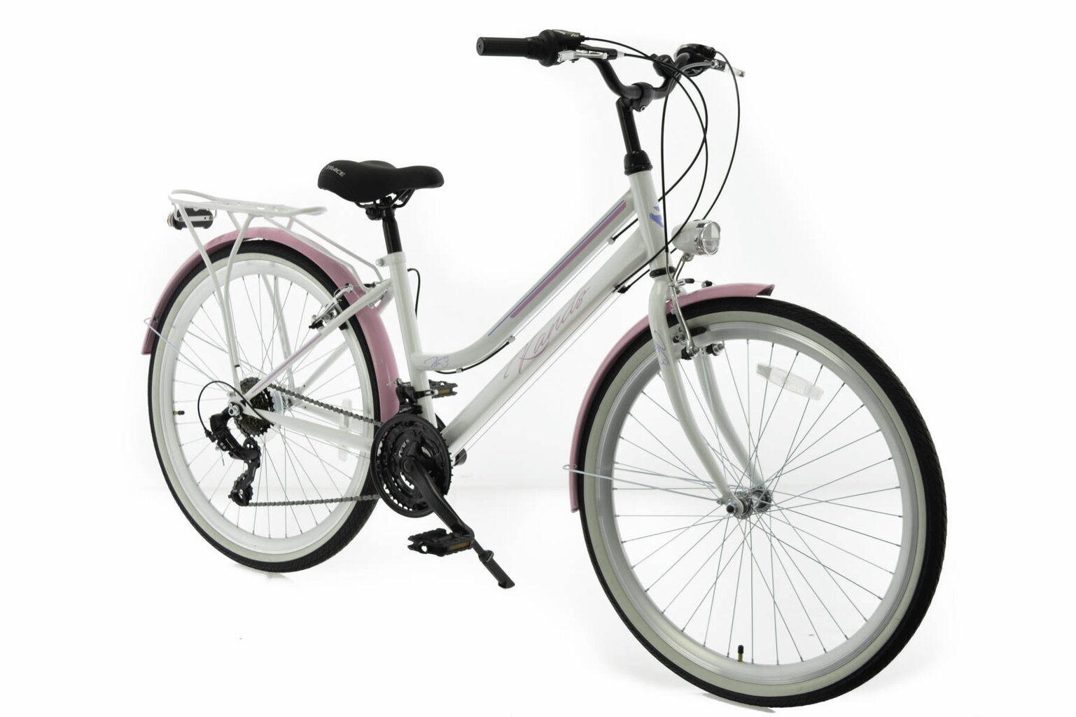 Moteriškas dviratis Kands Lagunva 26", baltas kaina ir informacija | Dviračiai | pigu.lt