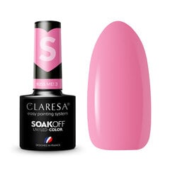 Стойкий гибридный гель лак для ногтей Claresa Kiss Me! 3, 5 г цена и информация | Лаки, укрепители для ногтей | pigu.lt