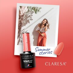 Nagų lakas Claresa Soak Off Summer Stories, Nr.5 raudona, 5 g цена и информация | Лаки, укрепители для ногтей | pigu.lt