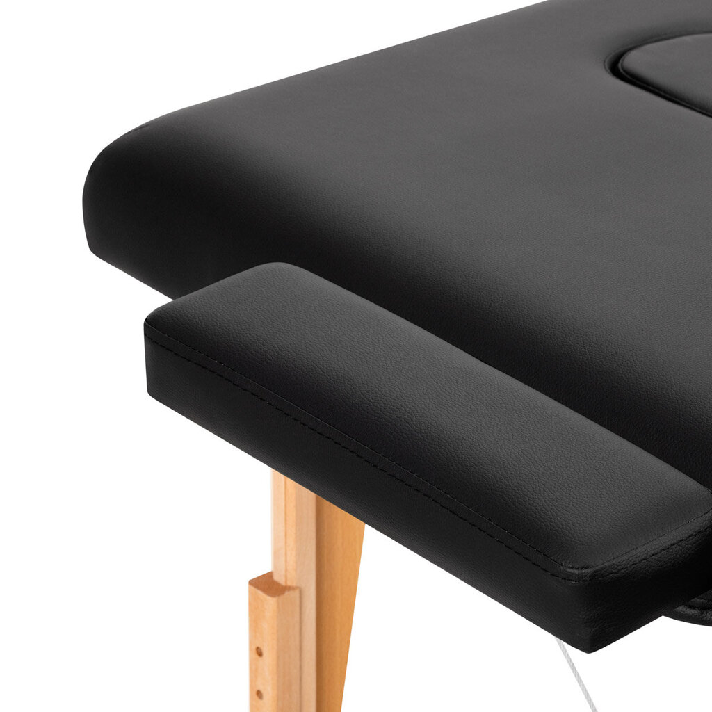 Masažo stalas Activeshop, 190x70 cm, juodas kaina ir informacija | Baldai grožio salonams | pigu.lt