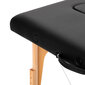 Masažo stalas Activeshop, 190x70 cm, juodas цена и информация | Baldai grožio salonams | pigu.lt