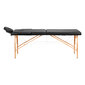 Masažo stalas Activeshop, 190x70 cm, juodas kaina ir informacija | Baldai grožio salonams | pigu.lt
