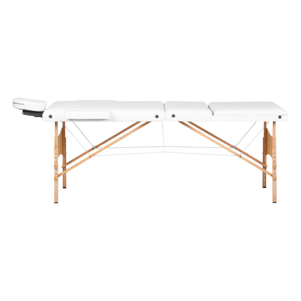 Masažo stalas Komfort Activ Fizjo Lux 3, baltas kaina ir informacija | Baldai grožio salonams | pigu.lt