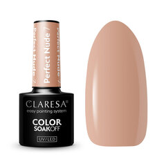 Hibridinis nagų lakas Claresa Color Soak Off Perfect Nude Nr.7 ruda, 5 g цена и информация | Лаки, укрепители для ногтей | pigu.lt