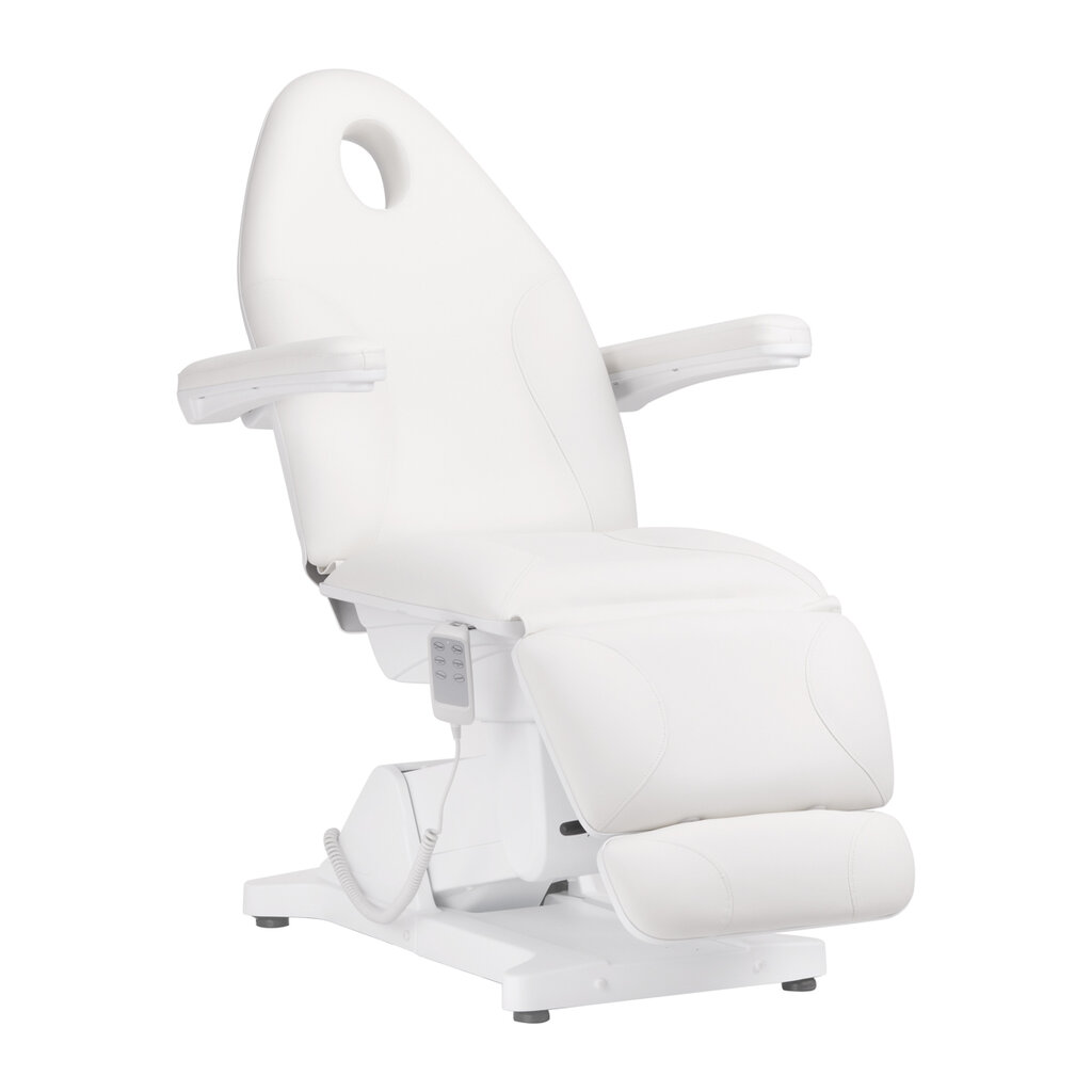 Elektrinė kosmetinė kėdė Sillon Basic 3, balta kaina ir informacija | Baldai grožio salonams | pigu.lt