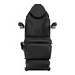 Elektrinė kosmetinė kėdė Sillon Basic 3, sidabrinė, juoda kaina ir informacija | Baldai grožio salonams | pigu.lt