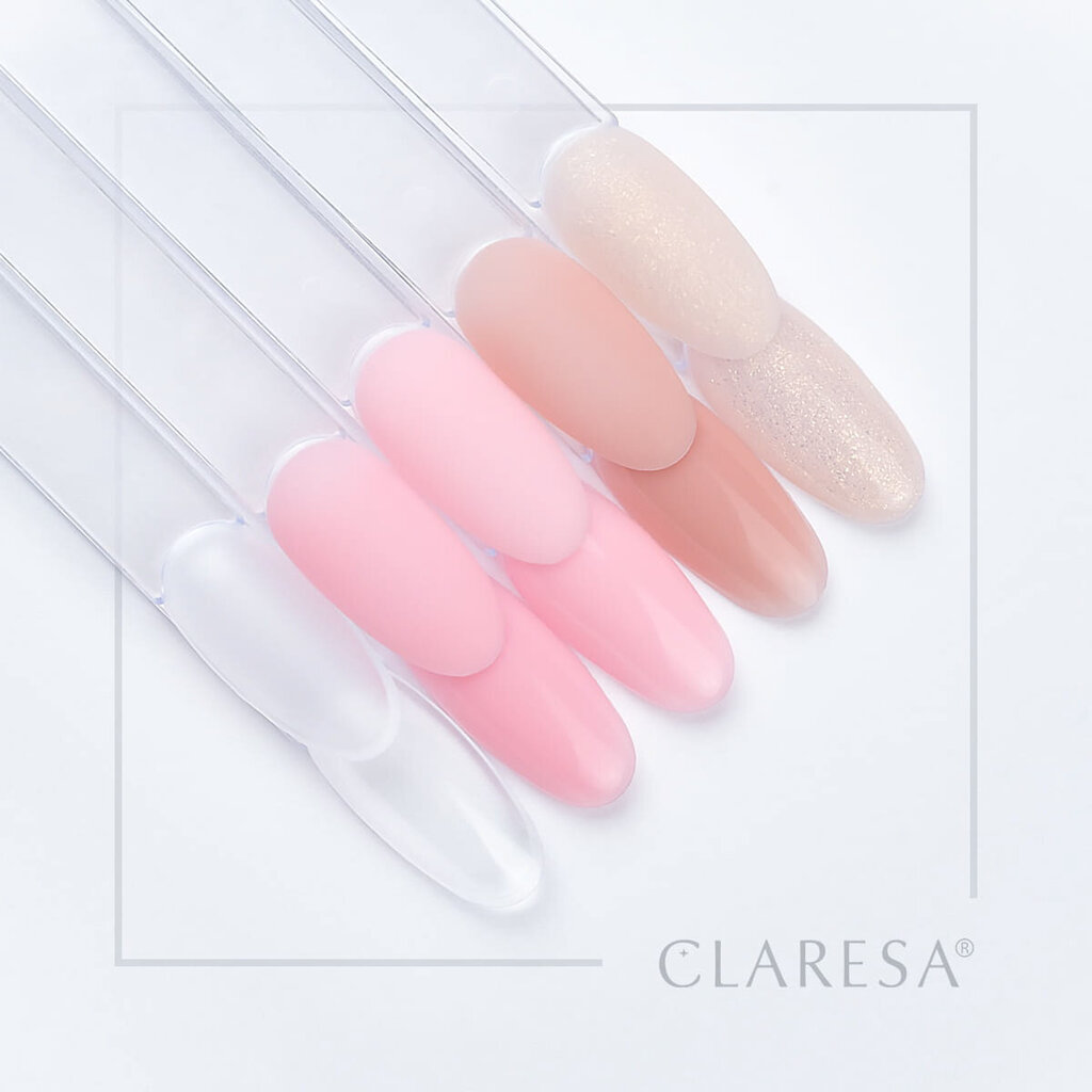 Nagų priauginimo gelis Claresa Soft&Easy Builder Gel Champagne, 45 g kaina ir informacija | Nagų lakai, stiprintojai | pigu.lt