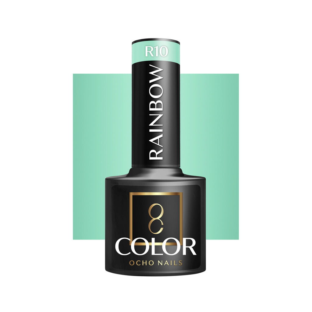 Hibridinis nagų lakas Ocho Nails Color Rainbow, R10 mėtinė, 5 g kaina ir informacija | Nagų lakai, stiprintojai | pigu.lt