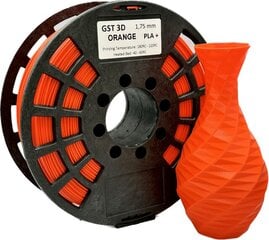 3D spausdinimo siūlas GST 3D PLA+ Orange kaina ir informacija | Išmanioji technika ir priedai | pigu.lt