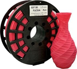 3D spausdinimo siūlas GST 3D PLA+ Fuchsia kaina ir informacija | Išmanioji technika ir priedai | pigu.lt