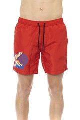 Пляжные шорты Bikkembergs Medium Boardshort Red XL цена и информация | Плавки, плавательные шорты | pigu.lt