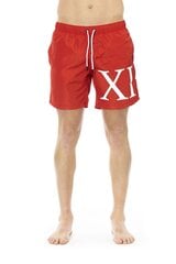 Maudymosi šortai vyrams bikkembergs beachwear, raudoni kaina ir informacija | Maudymosi šortai, glaudės | pigu.lt