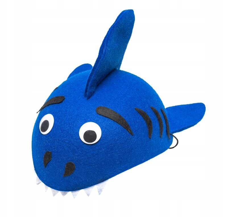 Veltinio kepurė Baby Shark, mėlyna цена и информация | Karnavaliniai kostiumai | pigu.lt