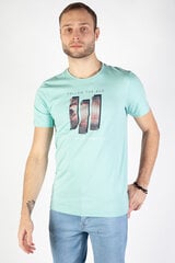 Marškinėliai vyrams Blue Seven, žali kaina ir informacija | Vyriški marškinėliai | pigu.lt