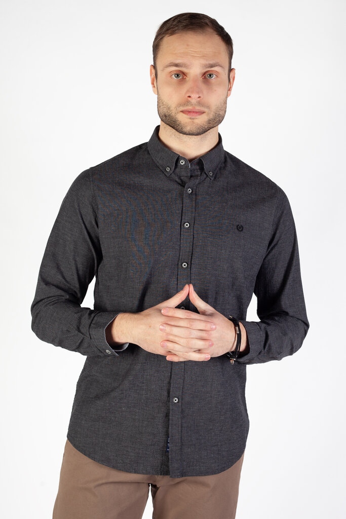 Marškiniai vyrams MCL, juodi kaina ir informacija | Vyriški marškiniai | pigu.lt