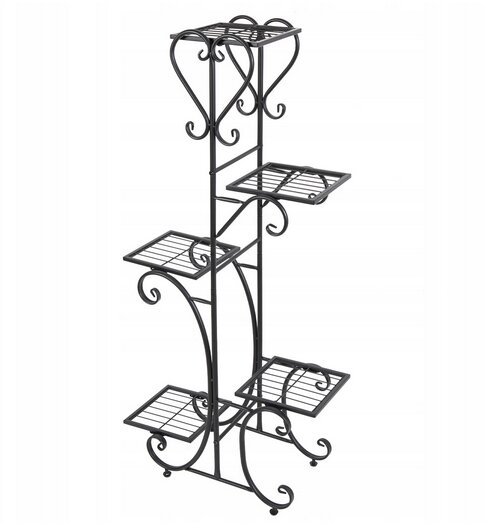 Metalinis gėlių stovas, 57x107 cm kaina ir informacija | Gėlių stovai, vazonų laikikliai | pigu.lt