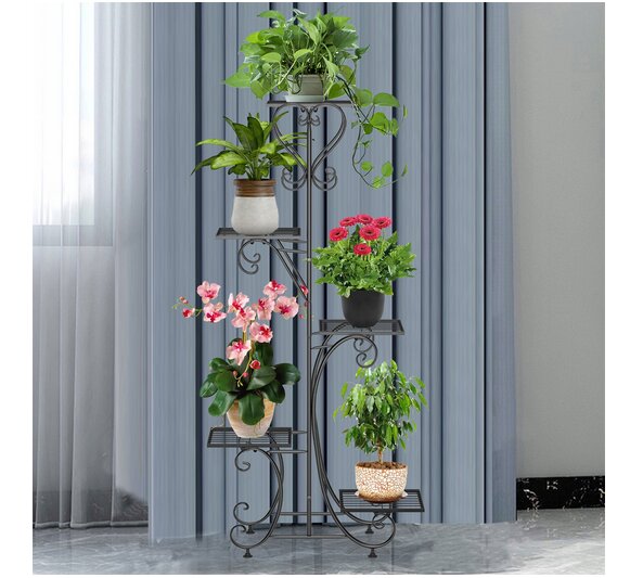 Metalinis gėlių stovas, 57x107 cm kaina ir informacija | Gėlių stovai, vazonų laikikliai | pigu.lt