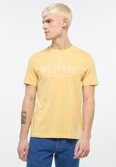 Мужская футболка Mustang 1013824*9051, желтая, 4058823399555 цена и информация | Мужские футболки | pigu.lt