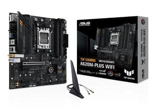 Asus TUF Gaming A620M-Plus WiFi kaina ir informacija | Pagrindinės plokštės | pigu.lt