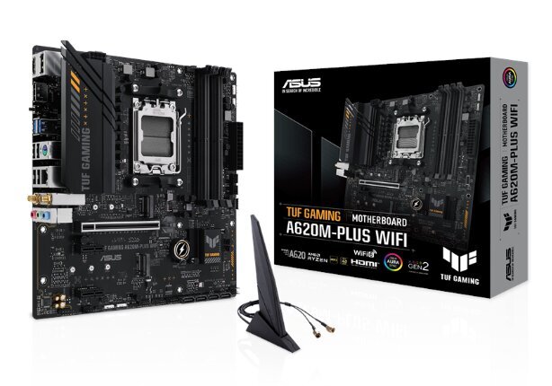 Asus TUF Gaming A620M-Plus WiFi цена и информация | Pagrindinės plokštės | pigu.lt