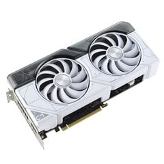 Asus Dual GeForce RTX 4070 White OC Edition 12GB GDDR6X (DUAL-RTX4070-O12G-WHITE) kaina ir informacija | Vaizdo plokštės (GPU) | pigu.lt