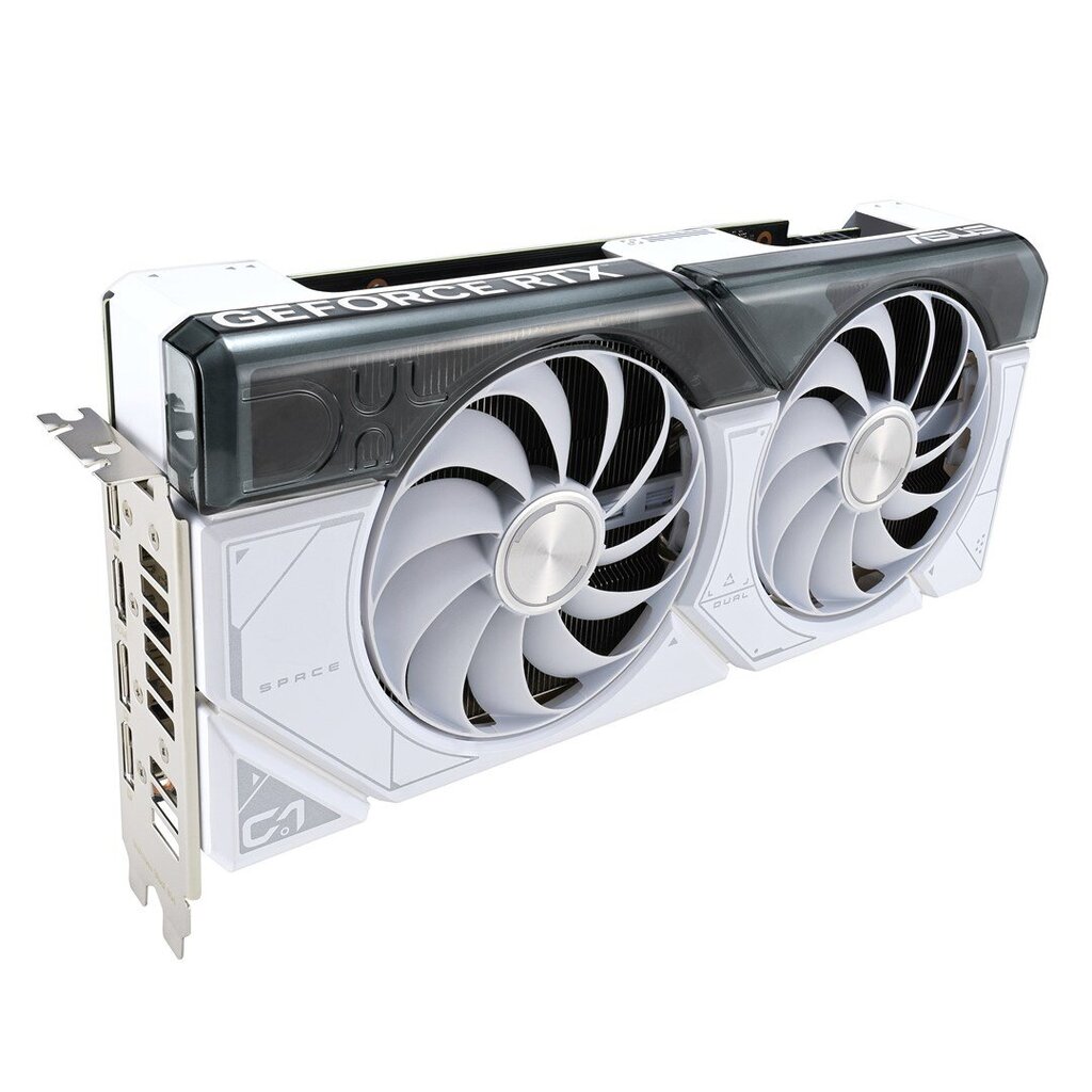 Asus Dual GeForce RTX 4070 White OC Edition 12GB GDDR6X (DUAL-RTX4070-O12G-WHITE) kaina ir informacija | Vaizdo plokštės (GPU) | pigu.lt