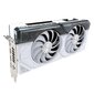 Asus Dual GeForce RTX 4070 White OC Edition 12GB GDDR6X (DUAL-RTX4070-O12G-WHITE) kaina ir informacija | Vaizdo plokštės (GPU) | pigu.lt