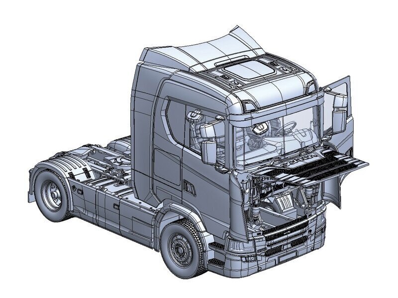 Konstruktorius Italeri Scania S770 4x2 Normal Roof Limited Edition, 1/24, 3961 kaina ir informacija | Konstruktoriai ir kaladėlės | pigu.lt