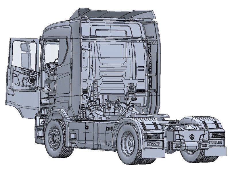 Konstruktorius Italeri Scania S770 4x2 Normal Roof Limited Edition, 1/24, 3961 kaina ir informacija | Konstruktoriai ir kaladėlės | pigu.lt