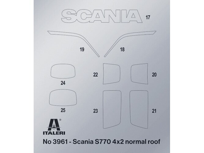 Konstruktorius Italeri Scania S770 4x2 Normal Roof Limited Edition, 1/24, 3961 kaina ir informacija | Konstruktoriai ir kaladėlės | pigu.lt