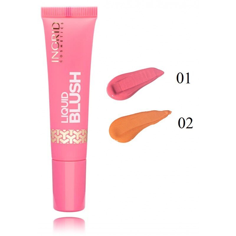 Skysti skaistalai Ingrid Liquid Blush, 2, 10 ml цена и информация | Bronzantai, skaistalai | pigu.lt