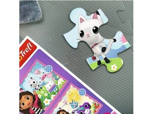 Delionių rinkinys Trefl Gabby´s Dollhouse 4in1 kaina ir informacija | Dėlionės (puzzle) | pigu.lt