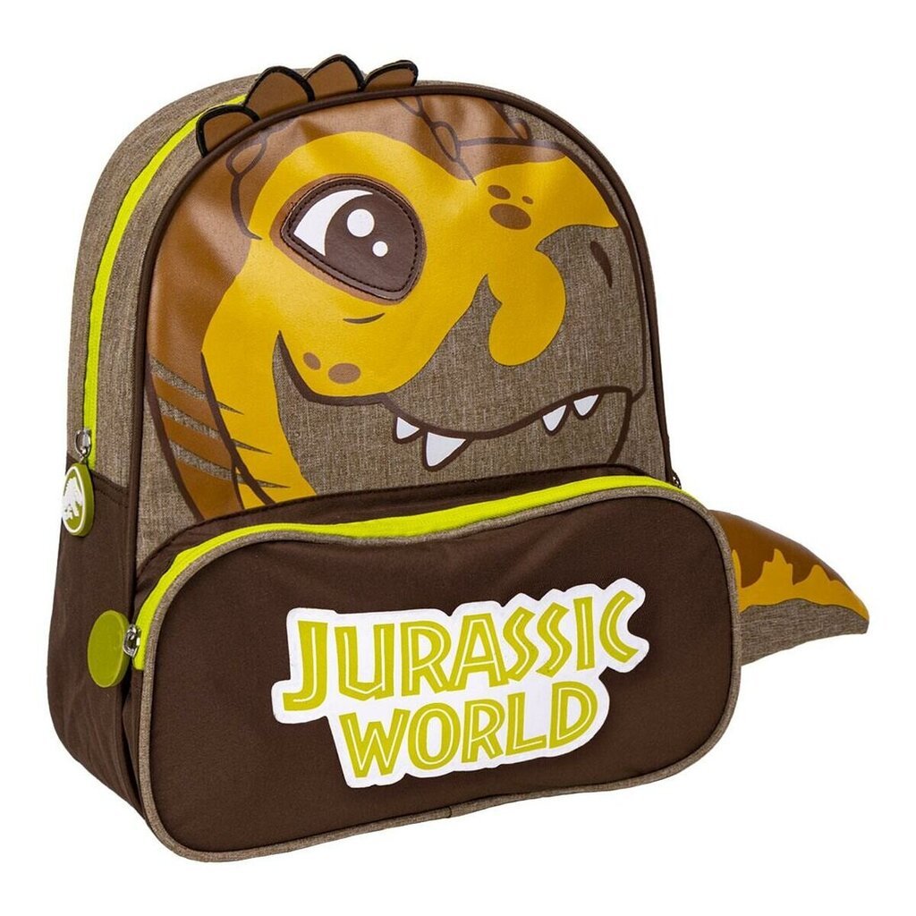 Mokyklinis krepšys Cerda Jurassic Park Ochra, rudas цена и информация | Kuprinės mokyklai, sportiniai maišeliai | pigu.lt