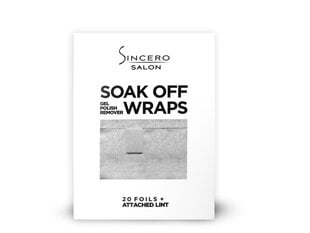 Листы фольги Sicero Salon 20 шт. цена и информация | Книпсер для ногтей NGHIA EXPORT NC-03  | pigu.lt