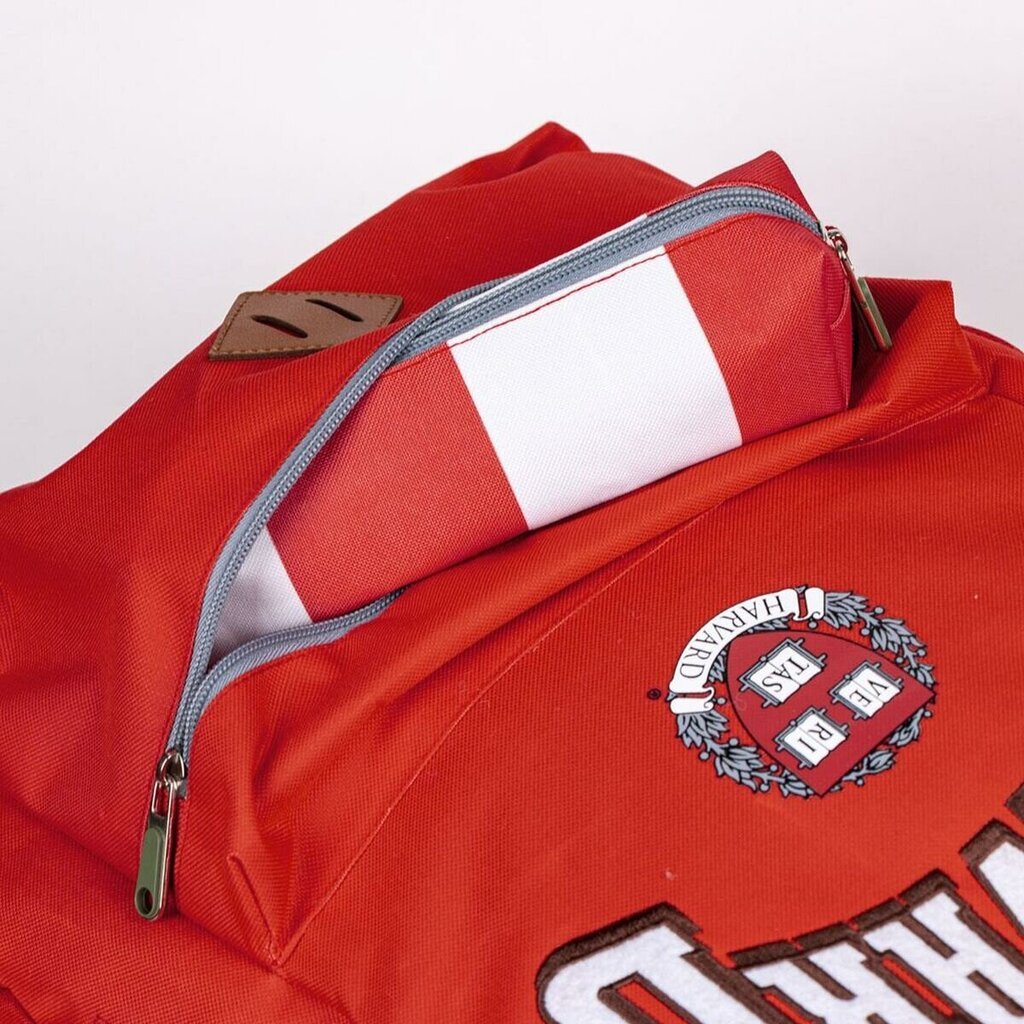 Mokyklinis krepšys Cerda Harvard, raudonas kaina ir informacija | Kuprinės mokyklai, sportiniai maišeliai | pigu.lt