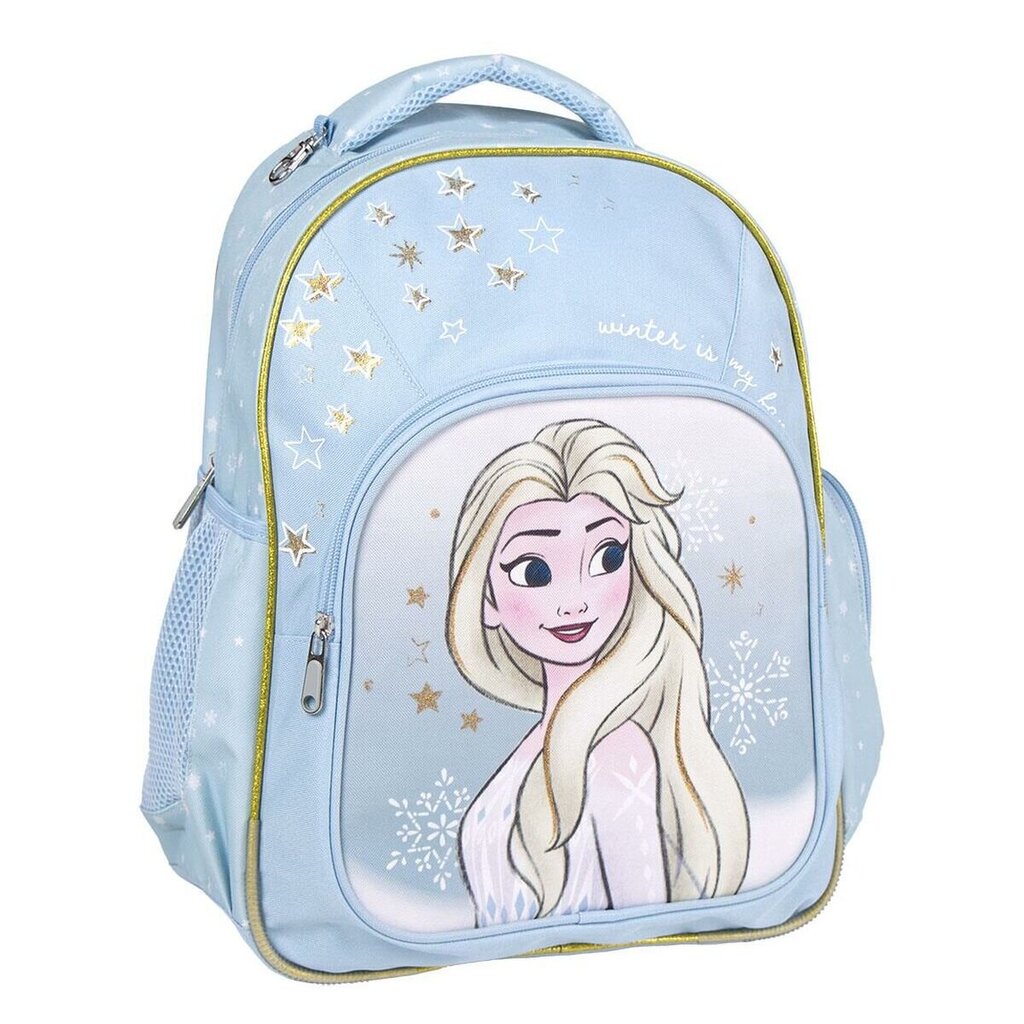 Mokyklinis krepšys Frozen (Ledo šalis), mėlynas цена и информация | Kuprinės mokyklai, sportiniai maišeliai | pigu.lt