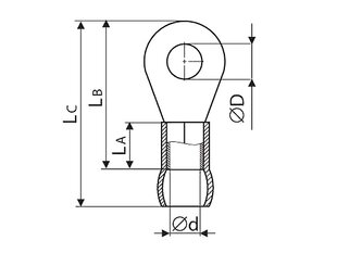 Izoliuota jungtis 601860, 16mm2 цена и информация | Крепежные изделия | pigu.lt