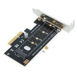 ROCKPro64 - PCI-E X4 iki M.2/NGFF NVMe SSD sąsajos kortelė kaina ir informacija | Atviro kodo elektronika | pigu.lt