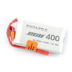 Li-Pol Dualsky 400mAh 30C 2S 7.4V kaina ir informacija | Akumuliatoriai telefonams | pigu.lt