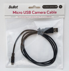 Bullet, MicroUSB/USB-A, 1 m kaina ir informacija | Kabeliai ir laidai | pigu.lt