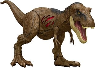 Dinozauro figūrėlė T-Rex Tyrannosaurus Rex Mattel Jurassic World HGC19 цена и информация | Игрушки для мальчиков | pigu.lt