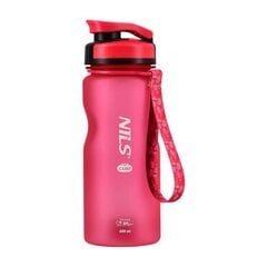 Бутылка для воды NILS NCD1740, 600мл, розовая цена и информация | Фляги для воды | pigu.lt