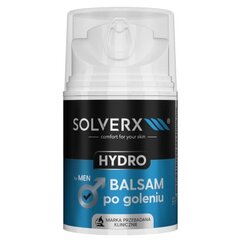 Balzamas po skutimosi vyrams Solverx for Men Hydro Moisturizing, 50 ml kaina ir informacija | Skutimosi priemonės ir kosmetika | pigu.lt