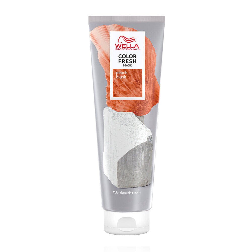 Tonuojanti plaukų kaukė Wella Professionals Color Fresh Mask, Peach Blush, 150ml kaina ir informacija | Priemonės plaukų stiprinimui | pigu.lt