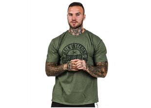 Marškinėliai vyrams GymBeam, žali kaina ir informacija | Vyriški marškinėliai | pigu.lt