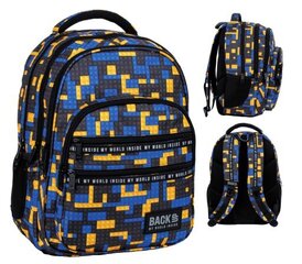 Рюкзак школьный Backup, пестрый 28л цена и информация | Школьные рюкзаки, спортивные сумки | pigu.lt