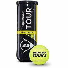 Теннисные мячи Brilliance Dunlop 601326 (3 шт) цена и информация | Товары для большого тенниса | pigu.lt